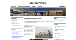 Desktop Screenshot of ethiopianairways.org